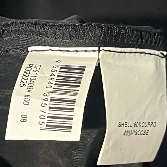 DISSH Seren Black Oyster cream 2 Tone Midi sheath Dress women 8 cupro viscose - Picture 9 of 16